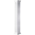 10 inchw x 48 i Craftsman Classic Square Raised Panel Column with Crown Capital and Crown Base M236