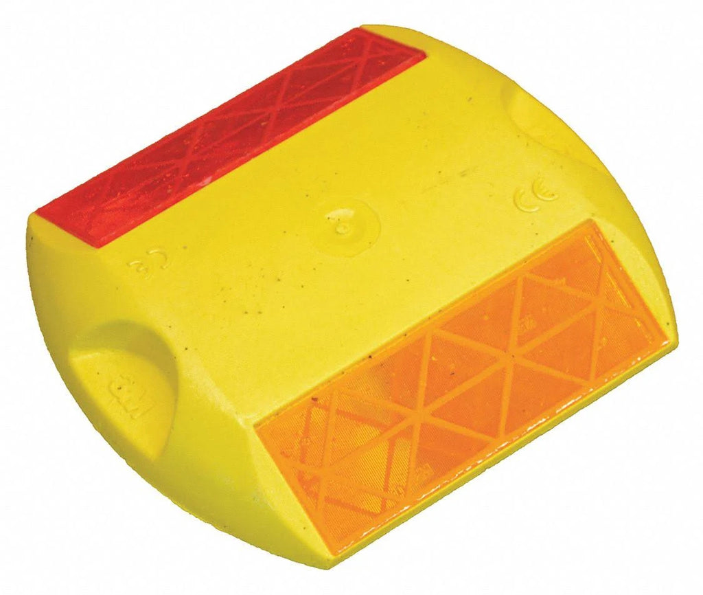Yellow/Red Pavement Marker, 4x22 L, pk100 K4272